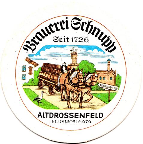 neudrossenfeld ku-by schnupp rund 1a (215-bierwagen)